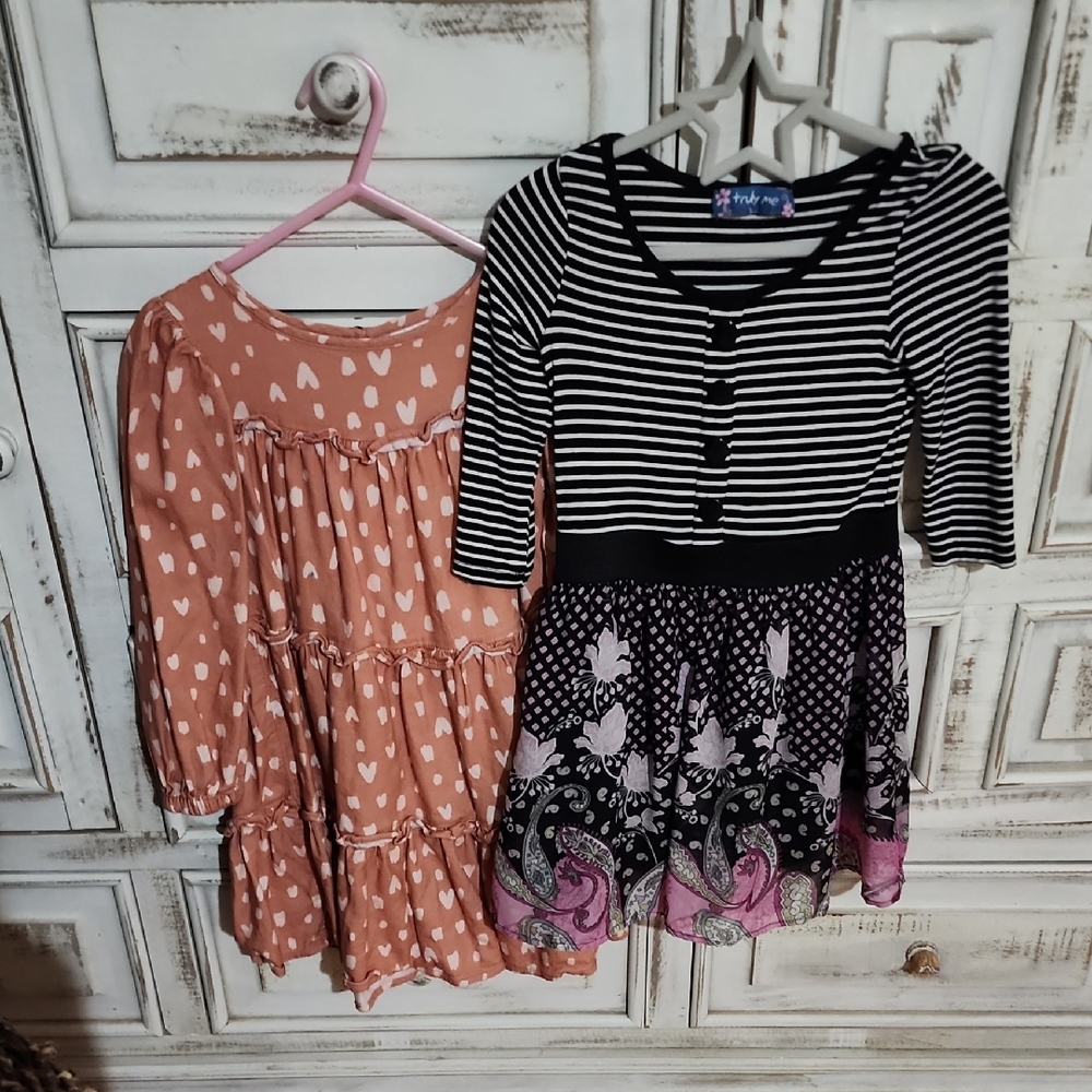 BUNDLE - 2 Dresses Girls XS 4/5